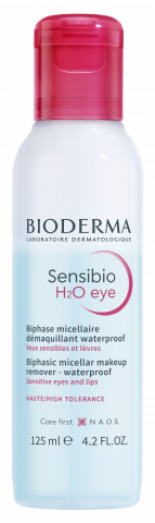 Sensibio H2O Agua Micelar Eye Bioderma I Desmaquillante y limpiador  bifásico para ojos y labios