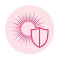 Icono protección solar