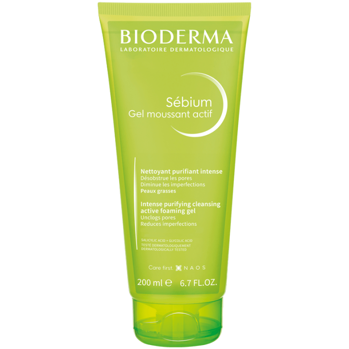 Sebium gel moussant actif